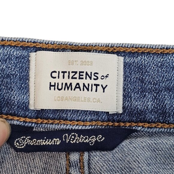 Womens 28 Wide Leg Hippie Boho Cottagecore Whimsigoth Flared Light Wash Jeans - Picture 7 of 14